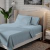 King size Aqua Blue 100-Percent Certified Organic Cotton Sheet Set