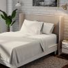 Queen size Ivory Beige Off-White Cream Color Certified Organic Cotton Sheet Set