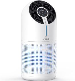 MOOKA Air Purifiers for Home Large Room 1095ft¬≤, H13 HEPA Air Purifiers for Pets Remove Dust Smoke, Air Cleaner for Bedroom Office Kitchen Living Roo