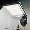 LED Solar Motion Sensor Light Bright Garden Outdoor Street Wall Lamp Solar Wall Lamp Lights Outdoor Road Lamp For Garden, Yard, Garage, Path