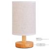 Beside Lamps for Bedroom Warm White Nightstand Lamp USB Plug Modern Lantern for Bedroom with 32.48in Cord