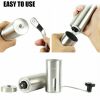 Manual Coffee Grinder;  Ceramic Burr Coffee Bean Grinder;  Portable Hand Mills Fashion Coffee Bean Salt Pepper Spice Stainless Steel Material Grinder