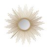 Sunburst Wall Decor Mirror 14.5"D