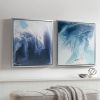 Abstract 2-piece Framed Canvas Wall Art Set