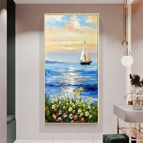 Home Decoration Abstract Artwork Painting Oil Painting Handmade Artwork Canvas Painting Modern Artist Home Decoration Unframed (size: 150x220cm)