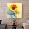 Modern canvas wall art famous sunflower flower decoration hand painted abstract oil painting canvas living room wall decoration painting