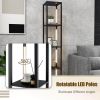 64 Inch Floor Lamp with 3-Level Dimmable LED Bulbs and Rotatable LED Poles